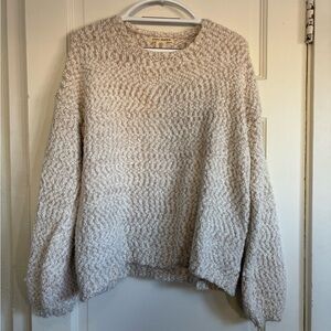 Cozy Beige Knit Sweater